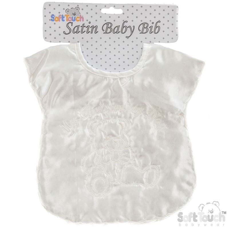 Satin bib hot sale