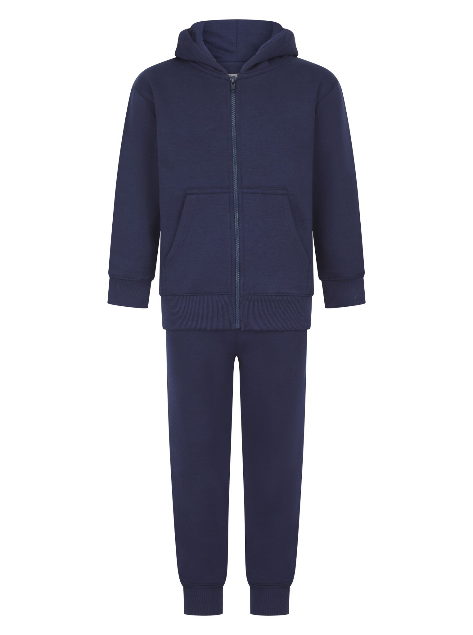 Samli Navy 2PC Full Zip Hooded Tracksuit 5-13