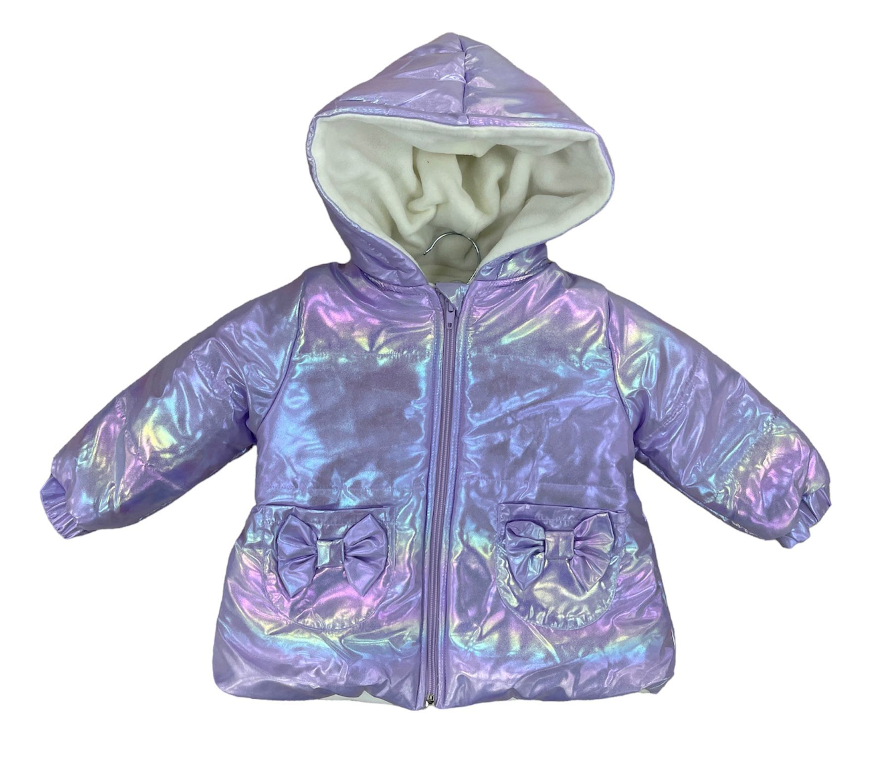 Iridescent purple store jacket