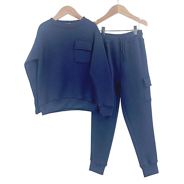 Sweatsuit Set (Navy Blue)